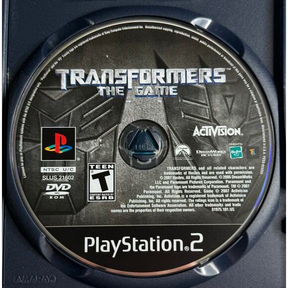 Transformers The Game (PS2, 2007) Complete w/ Manual – Activision - PlayStation - Picture 5 of 6